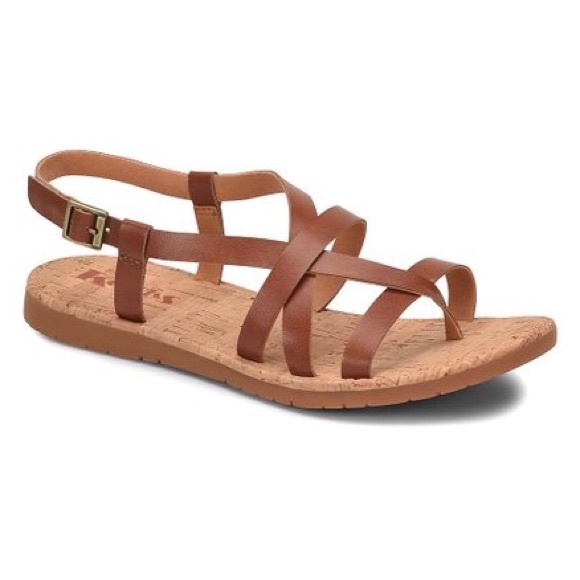 ⛔️SOLD⛔️ NIB Korks Felicity Crisscross Strap Flat Sandal - Picture 11 of 12